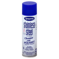 Sprayway Cleaner and Polish, Stainless Steel - 15 Ounce