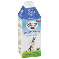 Organic Valley Creamer, French Vanilla - 25.4 Fluid ounce