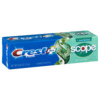 Crest Toothpaste, Fluoride, Minty Fresh Striped, +Whitening, Complete, Scope - 0.85 Ounce 