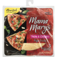 Mama Marys Pizza Crusts, Thin & Crispy - 3 Each 