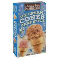 Let's Do Ice Cream Cones, Cake Style - 12 Each