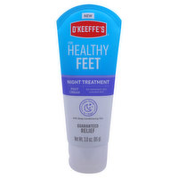 O'Keeffe's Foot Cream, Night Treatment - 3 Ounce