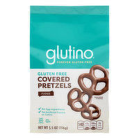Glutino Covered Pretzels, Gluten Free, Fudge