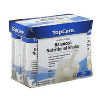 Topcare Nutritional Shake, Balanced, Vanilla - 6 Each 