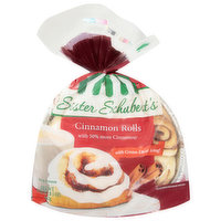 Sister Schubert's Cinnamon Rolls, with Cream Cheese Icing - 17 Ounce 