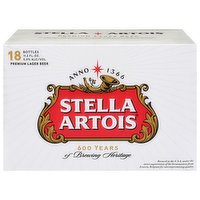 Stella Artois Beer, Lager, Premium - 18 Each
