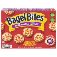 Bagel Bites Pizza Snacks, Cheese & Pepperoni, Party Size - 40 Each 