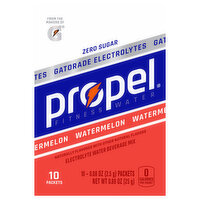 Propel Electrolyte Water Beverage Mix, Zero Sugar, Watermelon, 10 Pack