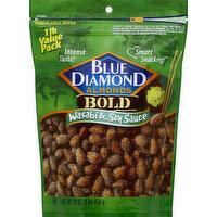 Blue Diamond Almonds, Wasabi & Soy Sauce, 1 lb Value Pack - 16 Ounce 