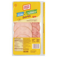 Oscar Mayer Sub Kit, Ham & Turkey, Smoked - 28 Ounce 