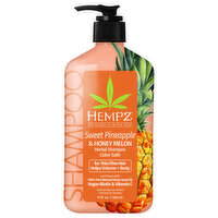 Hempz Shampoo, Herbal, Sweet Pineapple & Honey Melon - 17 Fluid ounce 