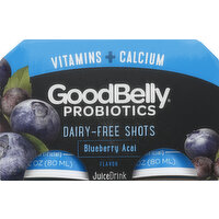 GoodBelly Juice Drink, Blueberry Acai Flavor - 4 Each 