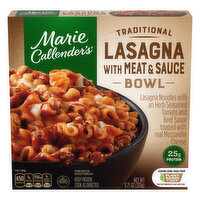 Marie Callender's Lasagna With Meat & Sauce Bowl Frozen Meal