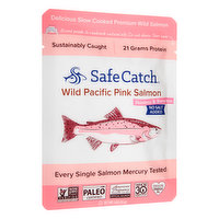 Safe Catch Pink Salmon, No Salt Added, Skinless & Boneless - 3 Ounce 