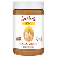 Justin's Peanut Butter, Honey - 16 Ounce 