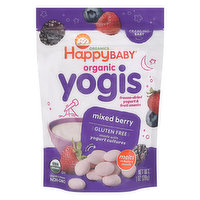 HappyBaby Yogis, Organic, Mixed Berry, Crawling Baby - 1 Ounce 