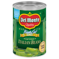Del Monte Italian Beans, Cut Green, Harvest Select - 14.5 Ounce 
