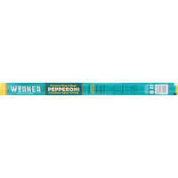 Werner Meat Stick, Smoked, Pepperoni