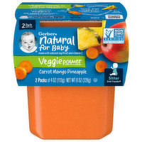 Gerber Carrot Mango Pineapple, 2 Pack - 2 Each 