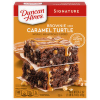 Duncan Hines Brownie Mix, Caramel Turtle - 16.7 Ounce 