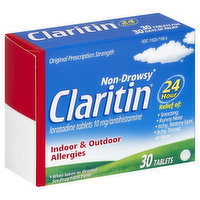 Claritin Indoor & Outdoor Allergies, Original Prescription Strength, 10 mg, Tablets