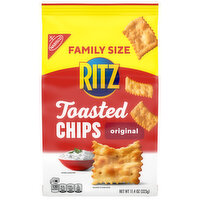 RITZ Toasted Chips Original Crackers, Family Size