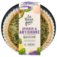 La Terra Fina Quiche, Spinach & Artichoke - 23 Ounce 