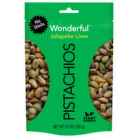 Wonderful Pistachios, Jalapeno Lime, No Shells - 5.5 Ounce 