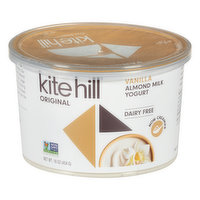 Kite Hill Almond Milk Yogurt, Dairy Free, Vanilla - 16 Ounce 