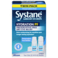 Systane Eye Drops, Hydration PF, Twin Pack - 2 Each 