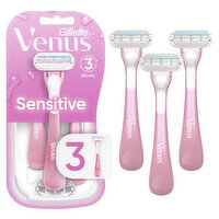 Gillette Razors, Sensitive - 3 Each 