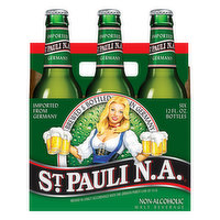 St Pauli NA Malt Beverage, Non-Alcoholic - 6 Each 