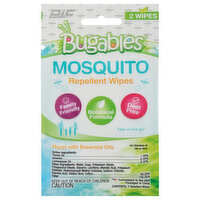 Bugables Repellent Wipes, Mosquito - 2 Each 
