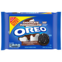 Oreo Chocolate Sandwich Cookies, Chocolate Marshmallow Flavor Creme, Family Size - 17 Ounce 