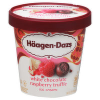 Haagen-Dazs Ice Cream, White Chocolate Raspberry Truffle - 14 Fluid ounce 