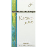 Virginia Slims Cigarettes, Class A, Menthol - 20 Each 