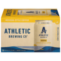 Athletic Brewing Co Beer, Light Copper, 6 Pack - 6 Each 