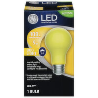 GE Light Bulb, LED A19, Bug Light, 9 Watts, Outdoor - 1 Each 