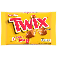 Twix Cookie Bars, Caramel & Milk Chocolate, Fun Size