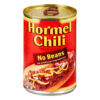 Hormel Chili, No Beans - 15 Ounce