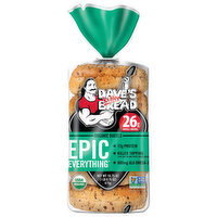 Dave's Killer Bread Bagels, Organic, Epic Everything - 16.75 Ounce 