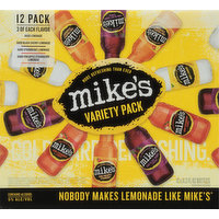Mike's Beer, Hard Lemonade, Black Cherry/Strawberry/Pineapple, Variety Pack - 12 Each 