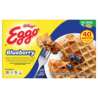 Eggo Waffles, Blueberry - 4 Each 