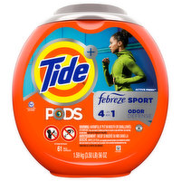 Tide + Detergent Pacs, Active Fresh, Odor Defense, 4 in 1