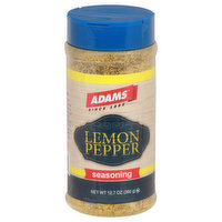 Adams Seasoning, Lemon Pepper - 12.7 Ounce