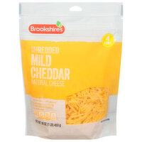 Brookshire's Shredded Mild Cheddar Cheese - 16 Ounce 