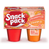 Snack Pack Strawberry and Orange Flavored Juicy Gels - 13 Ounce 