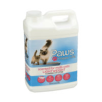 Paws Happy Life Lightweight Clumping Cat Litter, Scented For Multi-Cats - 10 Pound 