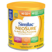 Similac Infant Formula with Iron, OptiGro, Milk-Based Powder, 0-12 Months - 13.1 Ounce 