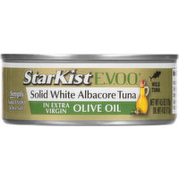 StarKist Tuna, Albacore, Solid White, in Extra Virgin Olive Oil - 4.5 Ounce 